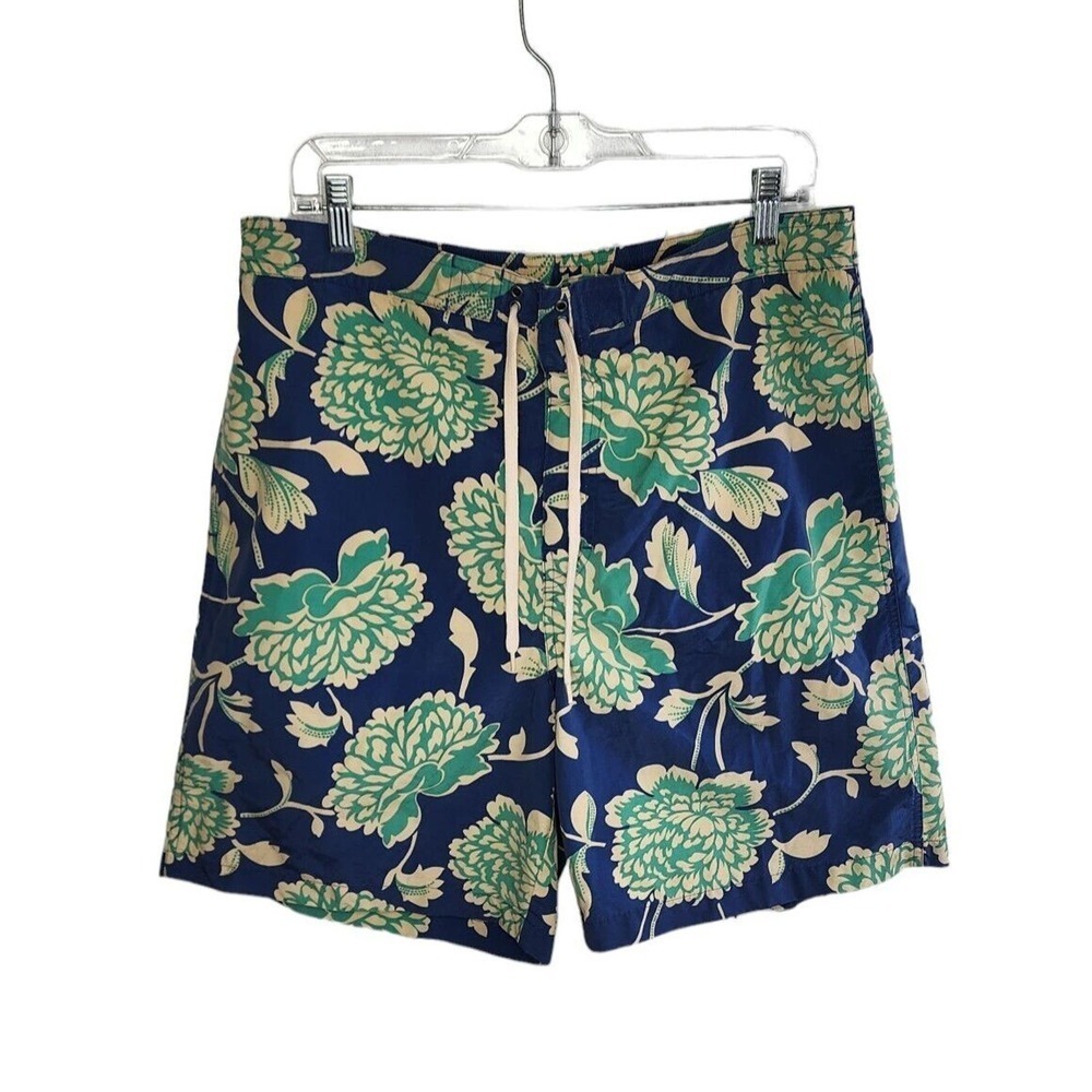 Polo Sport Ralph Lauren Floral Mesh Lined Swim Trunks Shorts Size Large